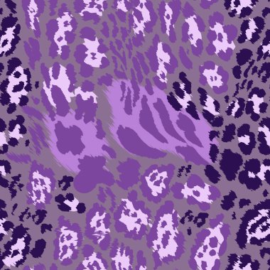 Dikişsiz desen - leopar deri