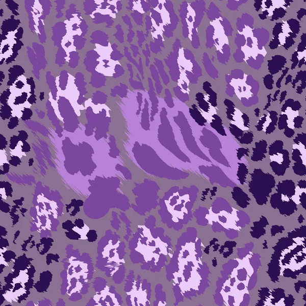 Nahtloses Muster Leopardenfell Stockillustration