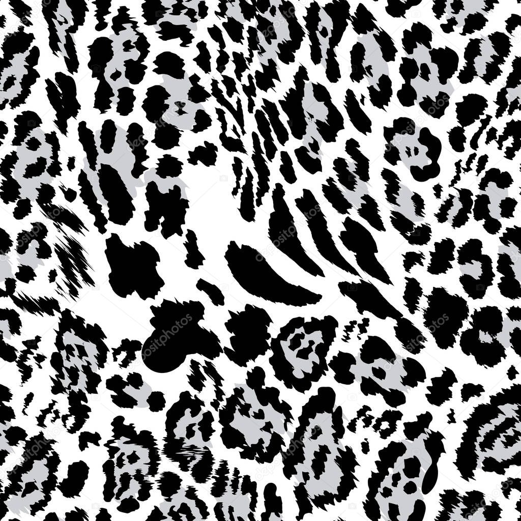 Seamless pattern - leopard skin