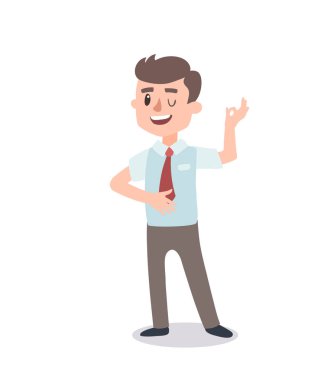 İşadamı karakter kümesi. Karakter animasyon. Erkek şahsiyet Oluşturucu. Farklı adam duruşlar. Vektör şahsiyet ayarla.