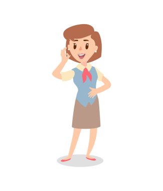 İşkadını karakter kümesi. Karakter animasyon. Kadın şahsiyet Oluşturucu. Başka kadın duruşlar. Vektör şahsiyet ayarla.