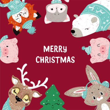 Sevimli hayvanlar. Geyik, tavşan ve tilki ayı