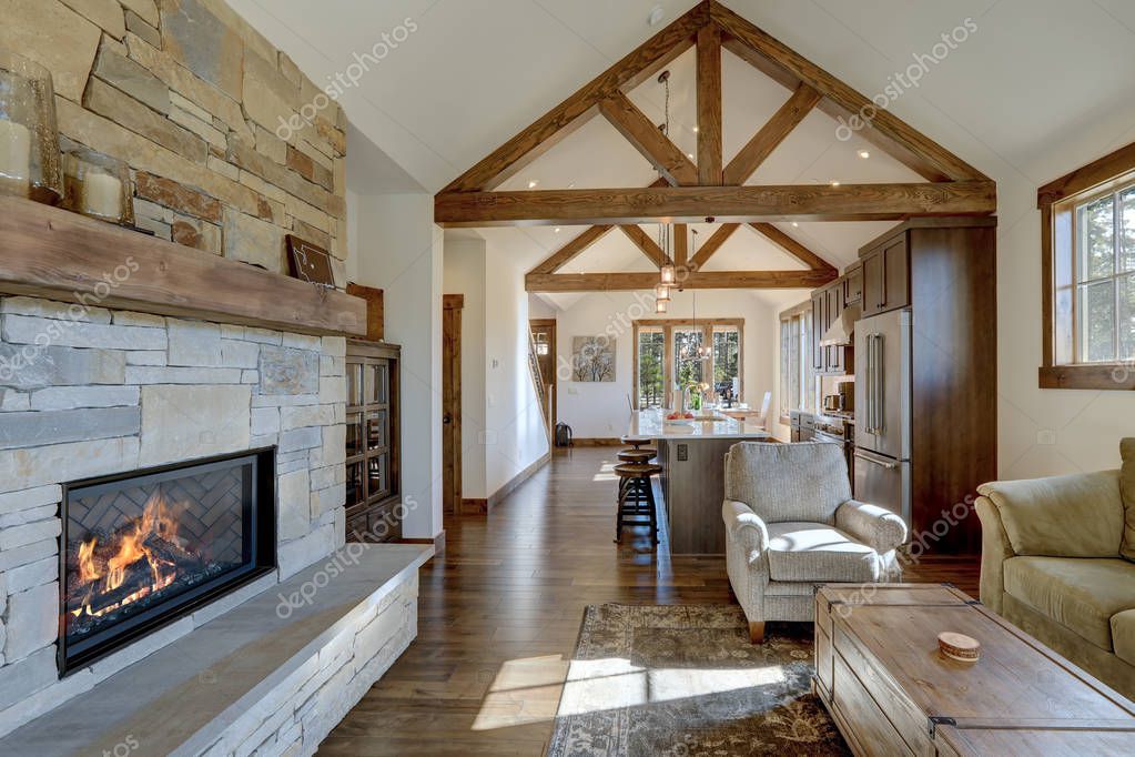 Camino Rustico Moderno Arredare Un Salone Con Camino Camino A