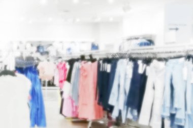 mağaza alışveriş merkezi, alışveriş kavramı ya da arka plan bulanık görüntü