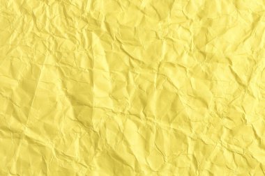 arka planlar için sarı buruşuk Kağıt yüzeyi