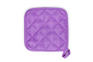 beyaz izole mor ot tutucu