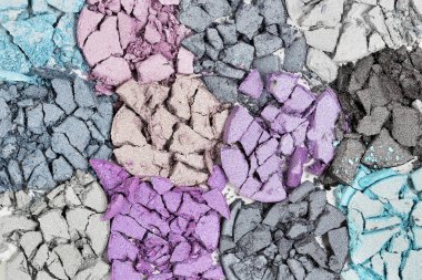 makro kırık göz gölge, çok renkli koleksiyonu