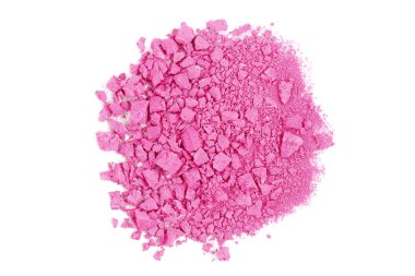 ezilmiş pembe suluboya boya izole closeup