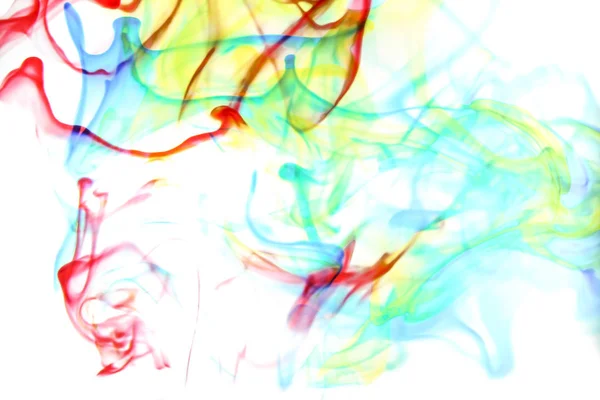 Fluyendo Colores Abstractos Agua Formas Coloridas Únicas — Foto de Stock