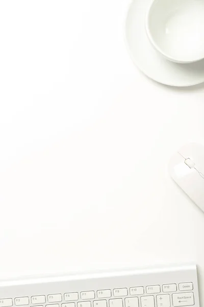 White office desk — Stock Photo, Image