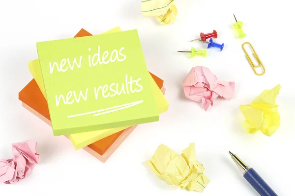 New ideas new results — Stock Photo, Image