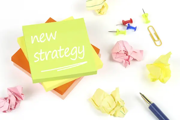 Nová strategie — Stock fotografie