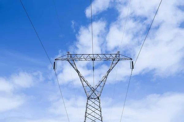 high voltage transmission tower or pylon