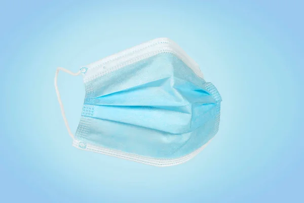 Disposable Medical Mask Isolated White — Stock Photo, Image