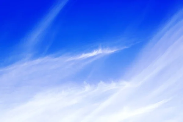 Vacker Blå Himmel Med Abstrakta Moln Mönster — Stockfoto