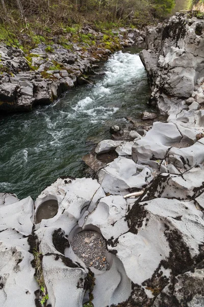 Den Övre Rogue River Prospect Dammen Med Snabb Rörliga Klart — Stockfoto