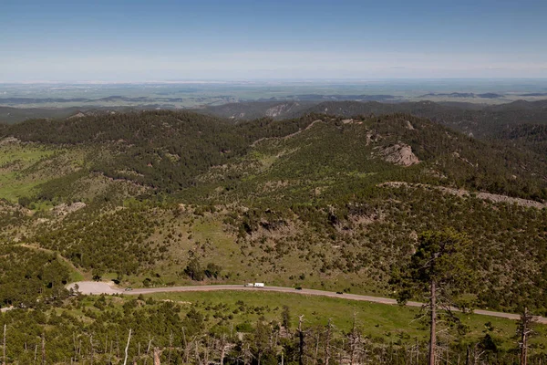 Olhando Para Nordeste Monte Coolidge Lookout Através Das Black Hills — Fotografia de Stock