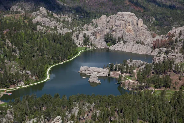 Vue Aérienne Du Lac Sylvan, SD — Photo