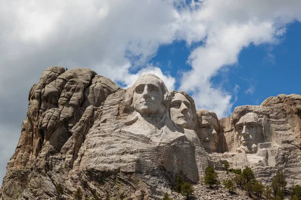 Monte Rushmore al sole Immagine Stock