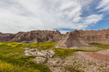 Badlands Milli Parkı Dağ Oluşumları