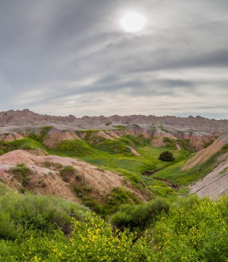 Badlands Milli Parkı Dağ Oluşumları
