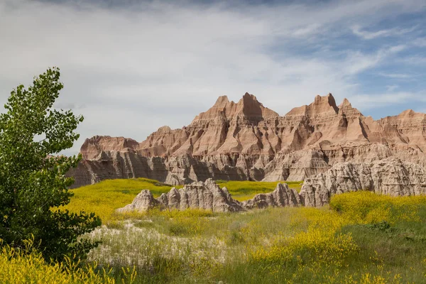 Badlands National Park Mountain Formations — Stock Photo, Image