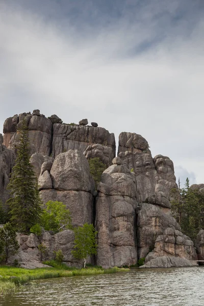 Formaciones de rocas en el lago Sylvan — Foto de Stock