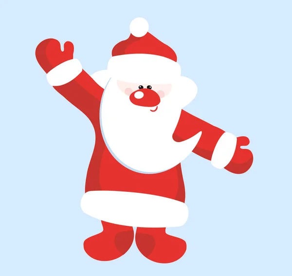 Santa Claus White Background — Stock Photo, Image