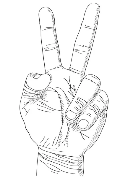 Doodle Hand Vector Line Sketched Vector Illustration — Stock Vector