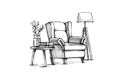 İç tasarım doodle