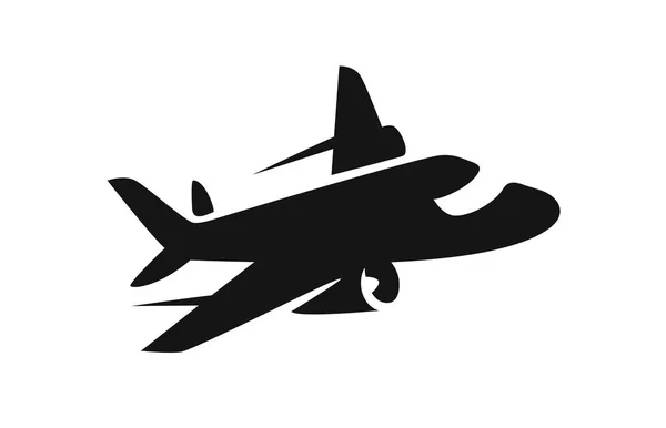 Jet plan ikonen — Stock vektor