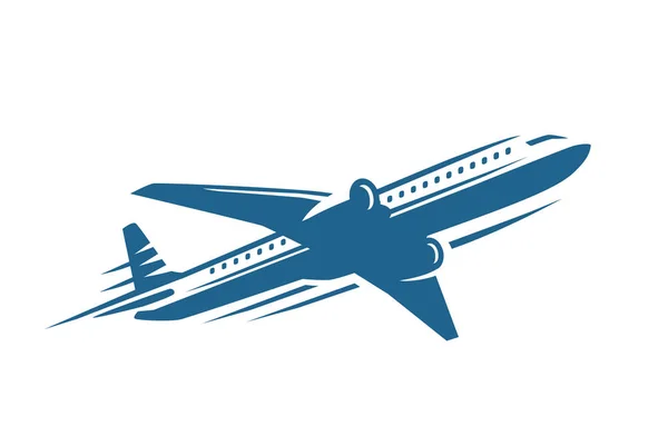 जेट विमान प्रतीक — स्टॉक वेक्टर