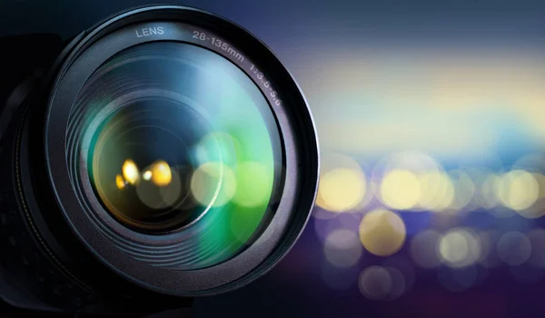 Obiettivi professionali della fotocamera — Foto Stock