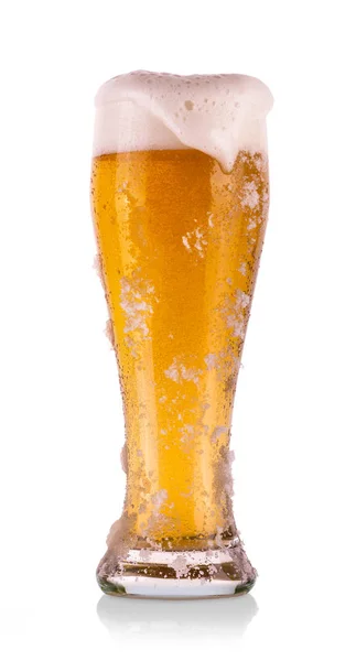 Bir bardak light bira. — Stok fotoğraf