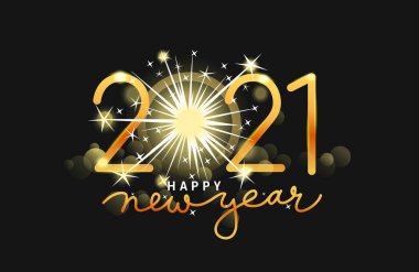 2021 yılbaşı arabası. 2021 Yeni Yıl.