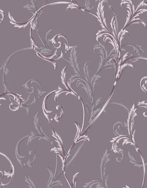 Klassische Beliebte Blume Nahtlose Muster Hintergrund Für Die Einfache Herstellung — Stockfoto