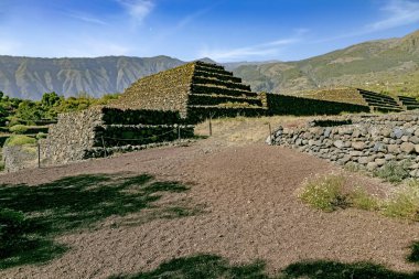 Pyramids of Guimar on the island of Tenerife clipart
