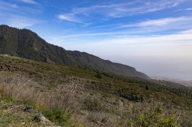 Tenerife adasında volkanik eğim
