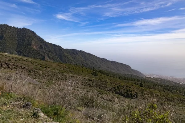 Tenerife adasında volkanik eğim