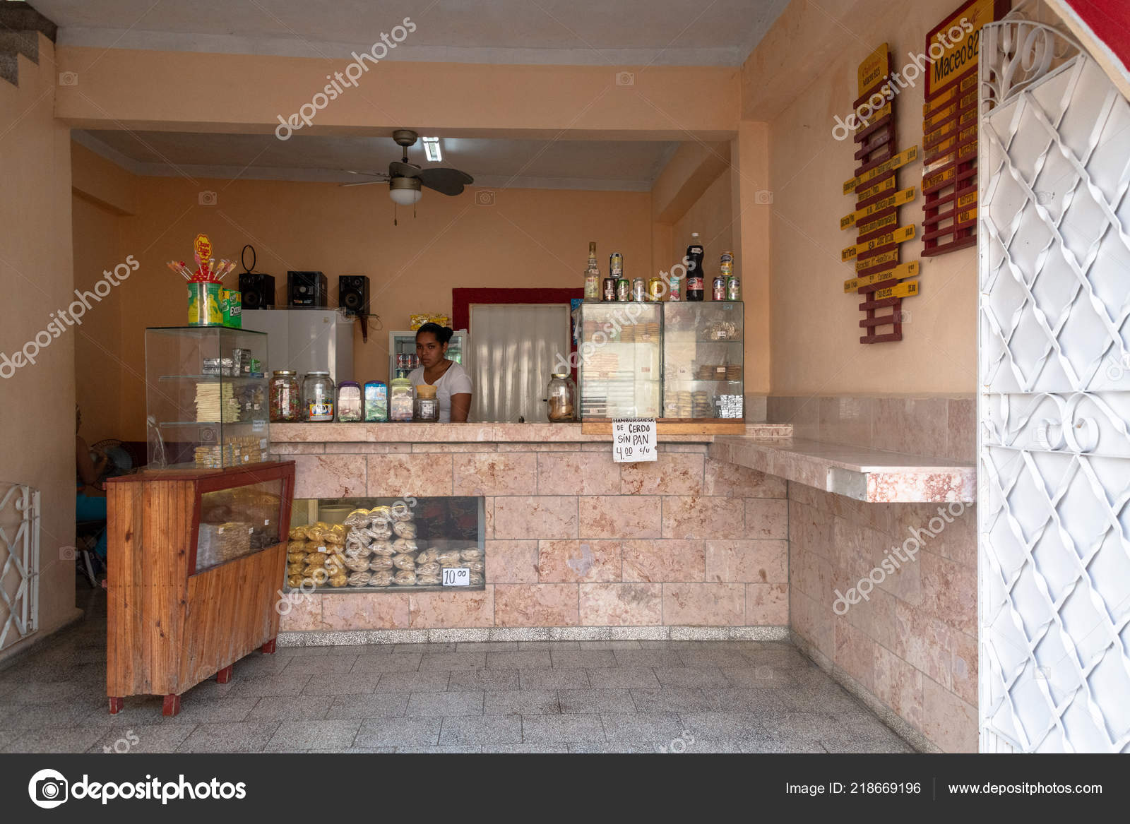 Cuban Lifestyle Private House Garage Turned Cafeteria