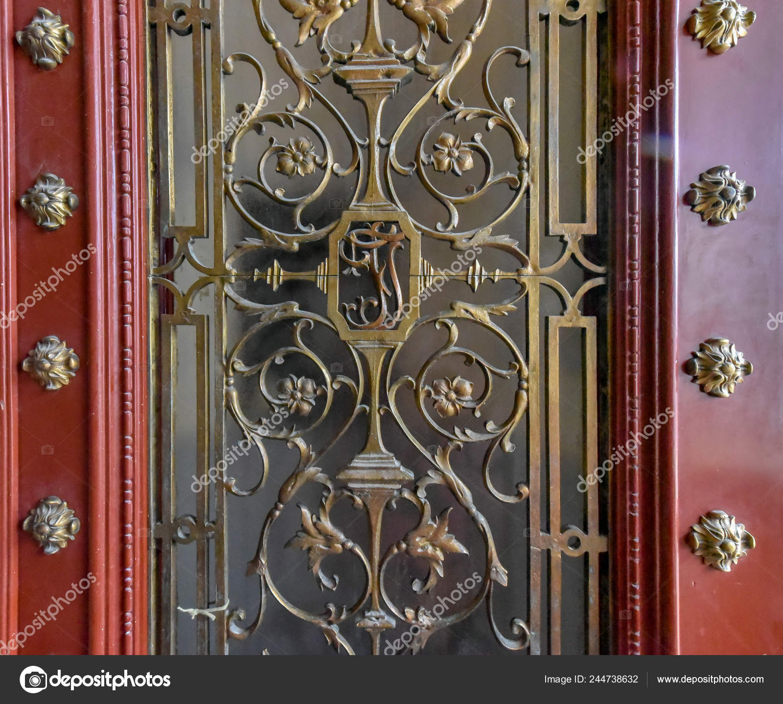 Cienfuegos Cuba February 2019 Metallic Decoration Colonial Style