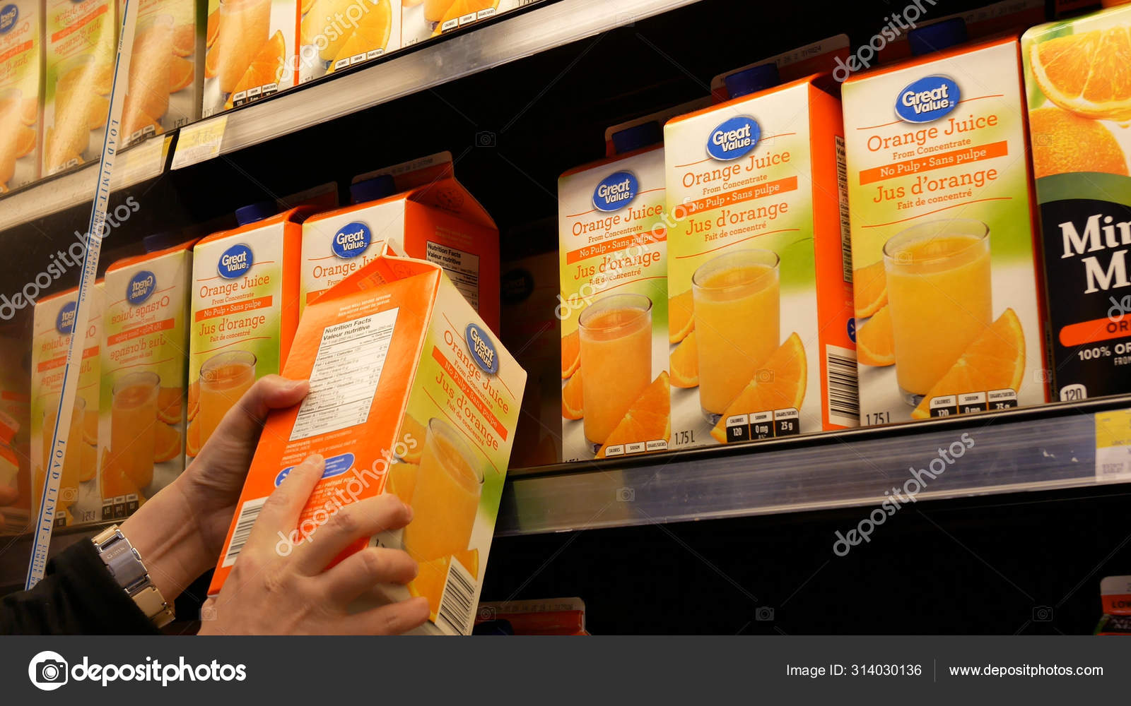 Walmart orange clearance juice