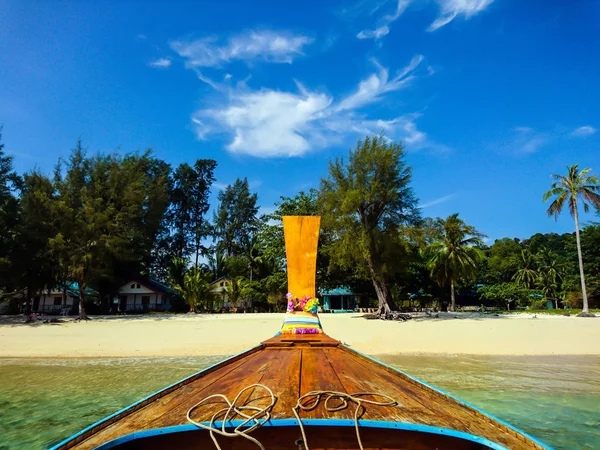 Barca Koh Bulone Isola Satun Thailandia — Foto Stock