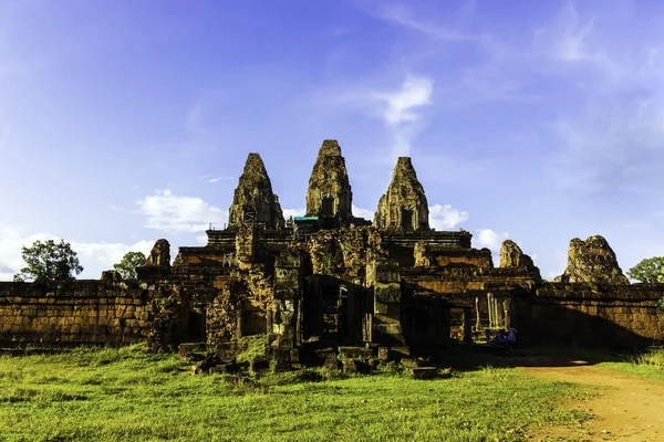 Phnom Bakheng Świątyni Siem Reap Kambodża — Zdjęcie stockowe