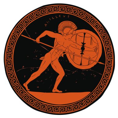 Antik Yunan savaşçı.