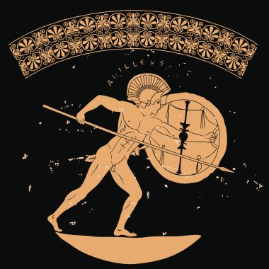 Antik Yunan savaşçı.