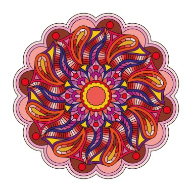 Şark süsleme Mandala.