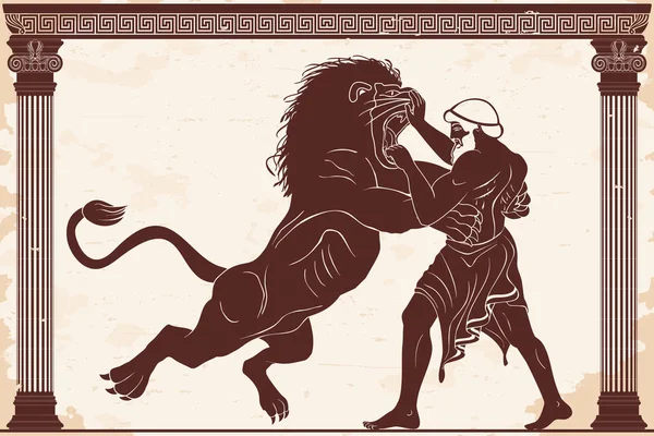 12 hazañas de Hércules . — Archivo Imágenes Vectoriales