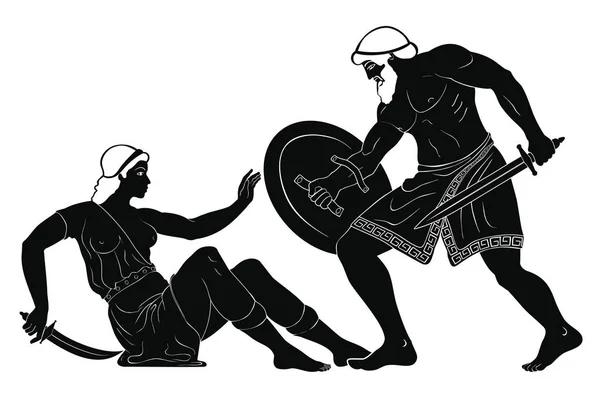 12 hazañas de Hércules . — Vector de stock