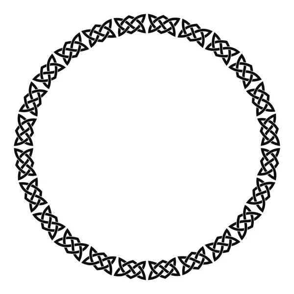 Kreisförmiges keltisches Ornament. — Stockvektor